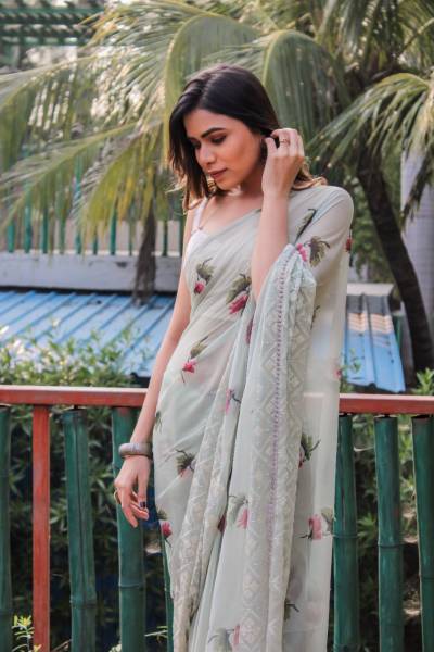 Rivaz By Shree Trends Designer Embroidered Saree Collection